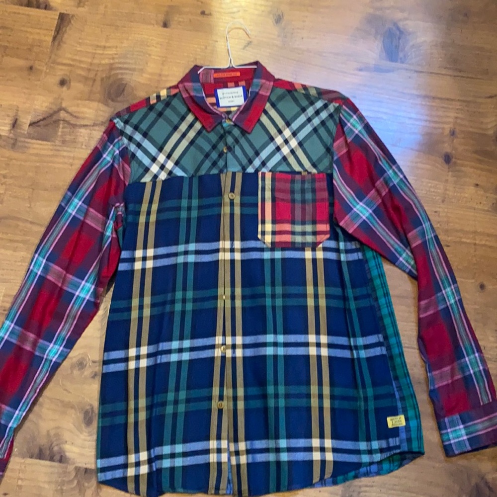 Men’s scotch and soda button down